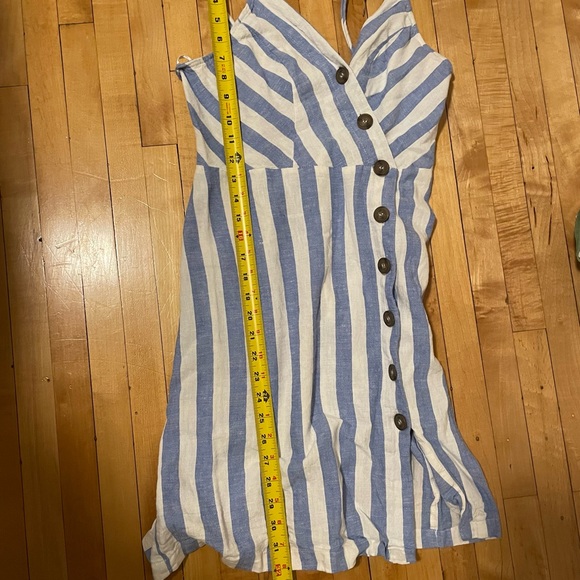 Adorable Nautical Strappy Summer Dress - Love Tree - Size S - EUC - Picture 5 of 7